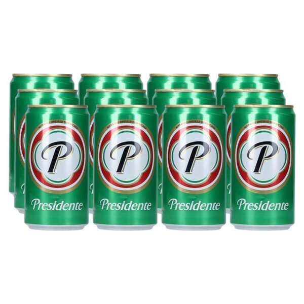 Cerveza Presidente Lata, 8 oz (12 uds)