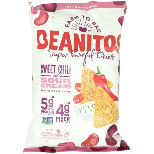 Chips Beanitos Frijoles Blancos Chile Dulce y Crema Agria, 5oz