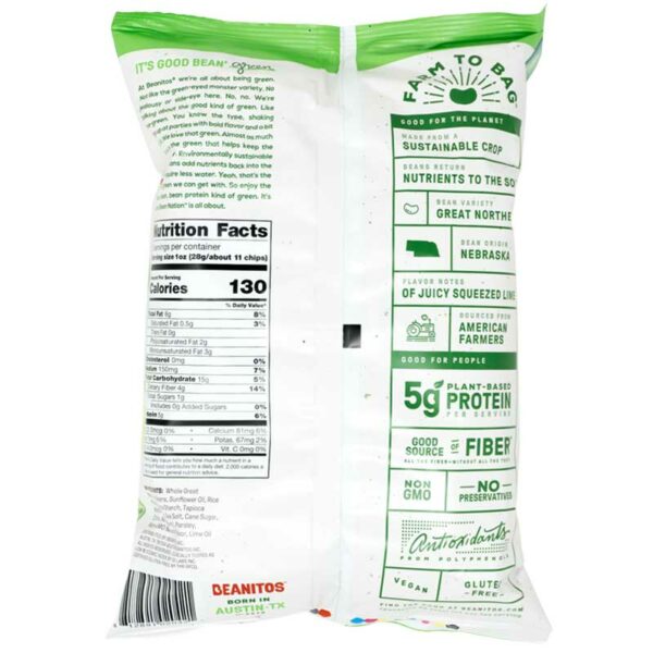 Chips-Beanitos-Frijoles-Blancos-con-Toque-de-Lima_-5oz-Back Chips Beanitos Frijoles Blancos con Toque de Lima, 5 oz