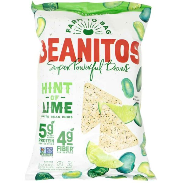 Chips-Beanitos-Frijoles-Blancos-con-Toque-de-Lima_-5oz-Front Chips Beanitos Frijoles Blancos con Toque de Lima, 5 oz