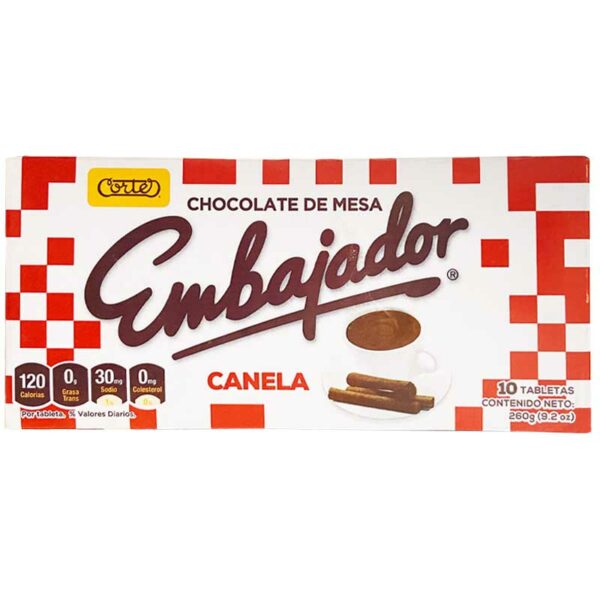 Chocolate-de-Mesa-Embajador-con-Canela_-10-uds-Front Chocolate de Mesa Embajador con Canela (10 uds)