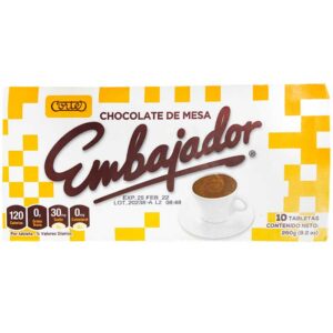 Chocolate de Mesa Embajador (10 uds)