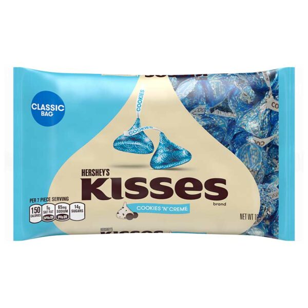 Chocolates Hershey's Kisses Galletas y Crema, 10.5 oz