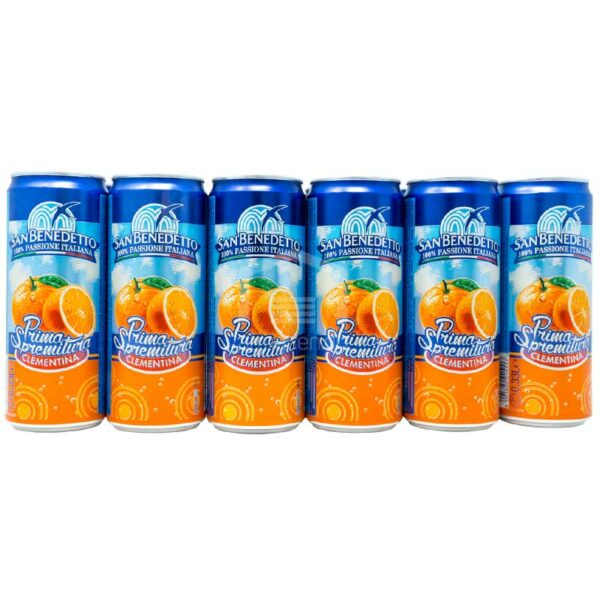 Bebida Espumosa San Benedetto Clementina, 330ml Caja (24 uds)