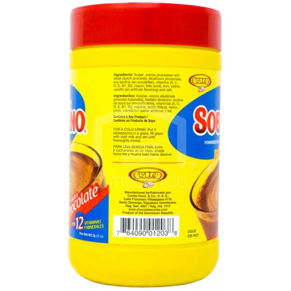 Cocoa Sobrino Instantánea, 32 oz