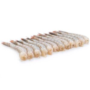 Colas de Camarones Blanco 16/20 Congelados Sin Glaseo, 2 lbs