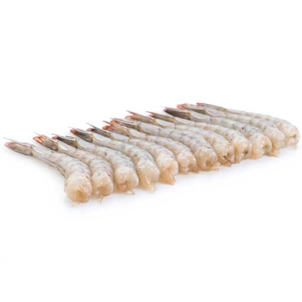 Cola-de-Camarones-Blanco-1620_-2-lb-Front Colas de Camarones Blanco 16/20 Congelados Sin Glaseo, 2 lbs