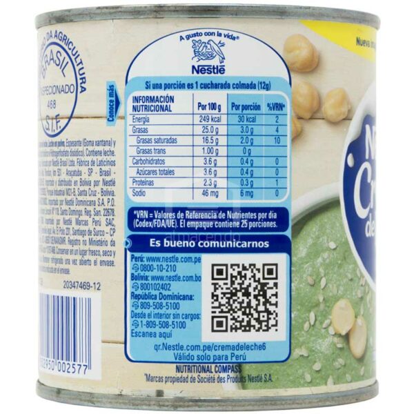 Crema de Leche Nestle, 300 g