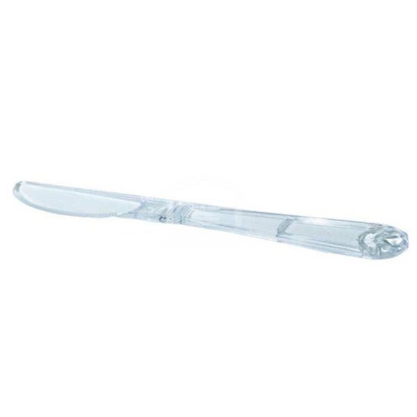 Cuchillos Clear Desechables Plásticos Plastifar (25 uds)