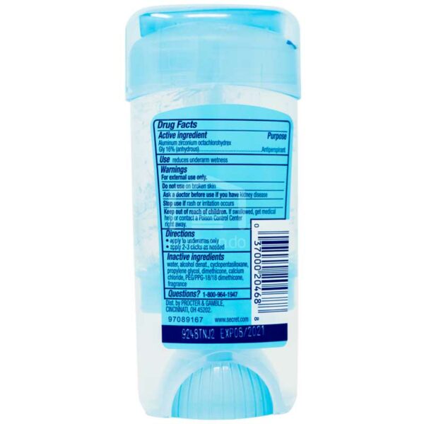 Desodorante en Gel Secret Luxe Lavander Invisible 2.6oz