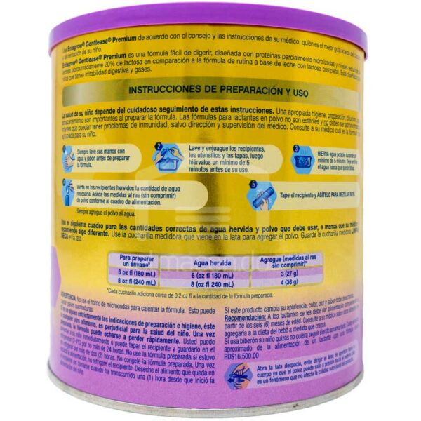 Enfagrow Gentlease Premium 2 Fórmula Infantil en Polvo, 567 g