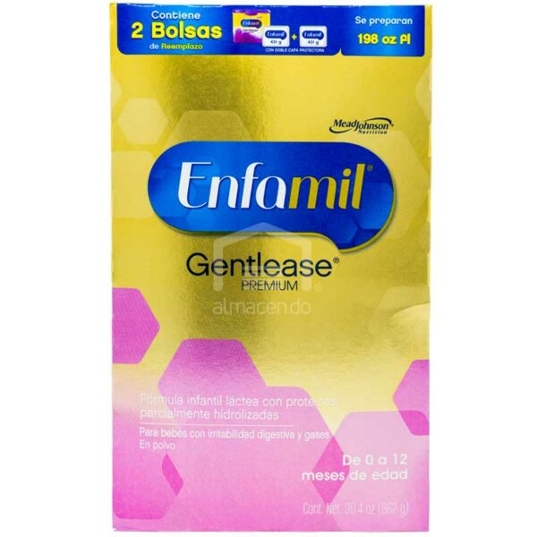 Enfamil Gentlease Premium Fórmula Infantil en Polvo, 862 g