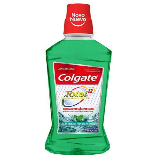 Enjuague Bucal Colgate Total 12 Aliento Saludable, 500 ml