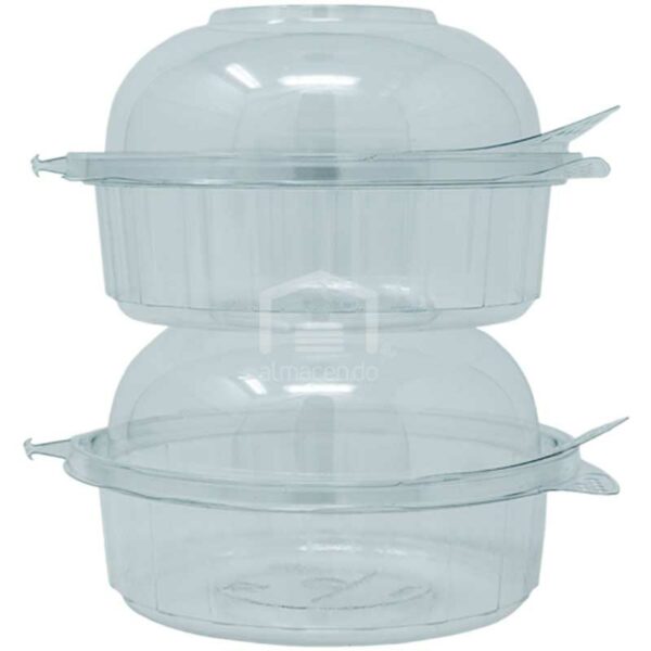 Envase Transparante Plastifar PSB8, 8 oz Caja (256 uds)