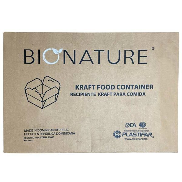 Envase para Llevar #8 Bionature, Caja (300 uds)