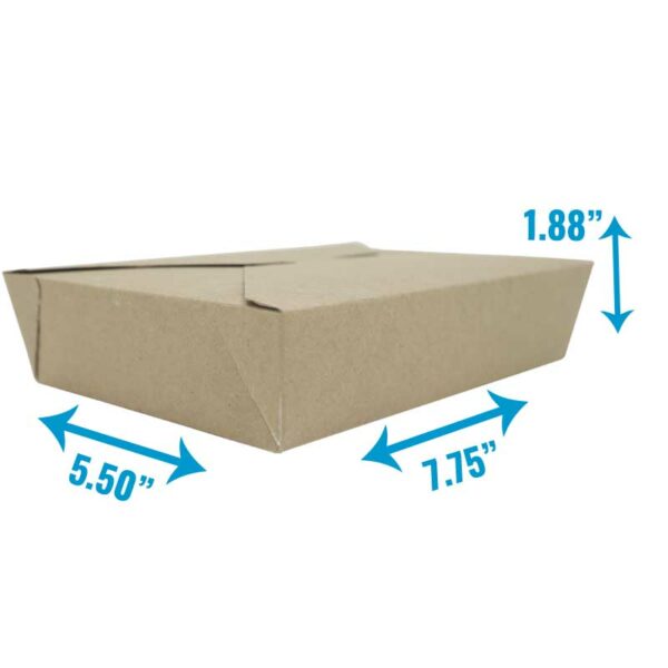 Envase para Llevar #2 Bionature, Caja (200 uds)