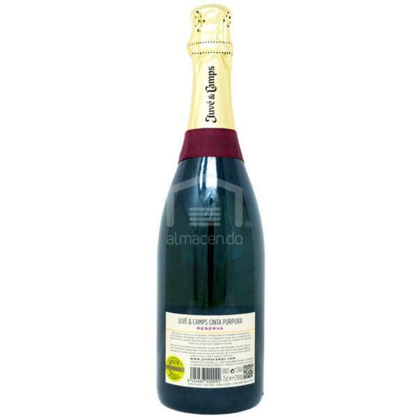 Espumante-Juve-_-Camps-Cinta-Purpura-_750ml_-Back Cava Juvé & Camps Cinta Púrpura Reserva, 750 ml