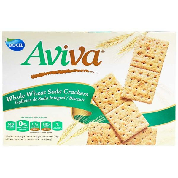 Galleta de Soda Integral Aviva, 9 uds