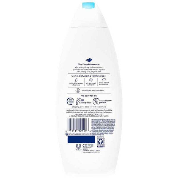 Jabón Líquido de Baño Exfoliante Dove Gentle Exfoliating, 22 oz