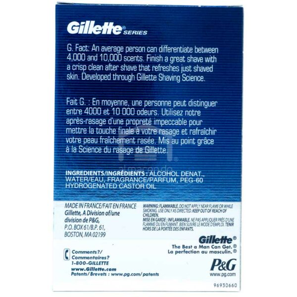 Loción para Después de Afeitar Gillette Series Cool Wave, 3.3 oz
