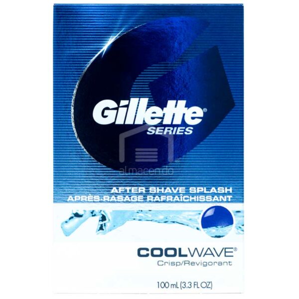 Loción para Después de Afeitar Gillette Series Cool Wave, 3.3 oz