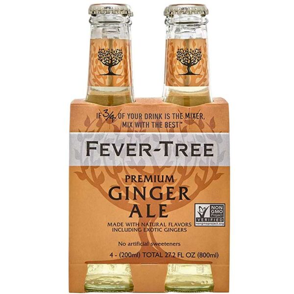 Ginger-Ale-Premium-Fever-Tree_-6.7-oz-_4-pack_-Front Ginger Ale Premium Fever-Tree, 6.7 oz (4 pack)