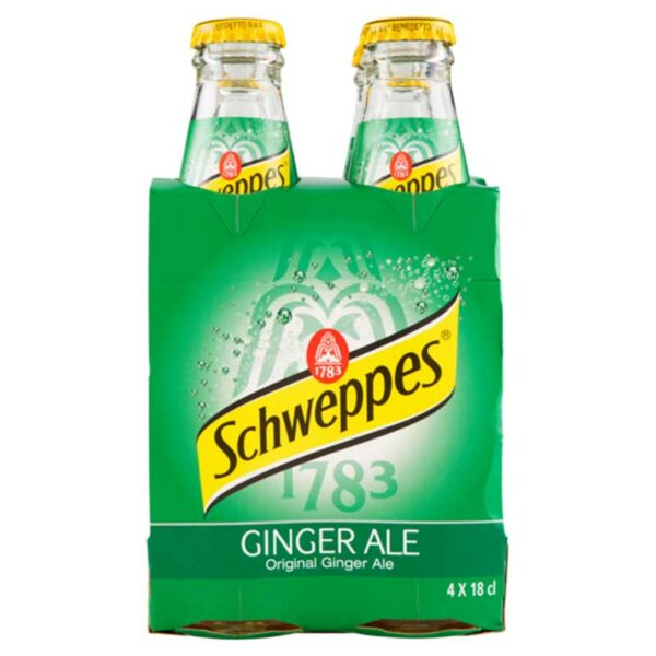 Ginger Ale Schweppes, 6 oz (4 pack)