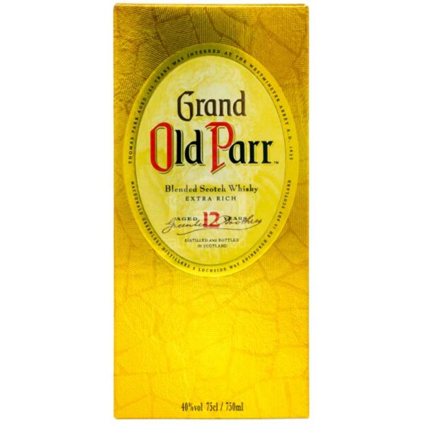 Whisky Grand Old Parr 12 Años, 750 ml