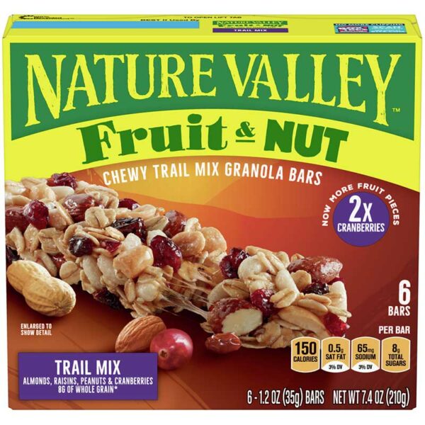 Granola Nature Valley Barras de Frutos Secos 7.4 oz (6 uds)