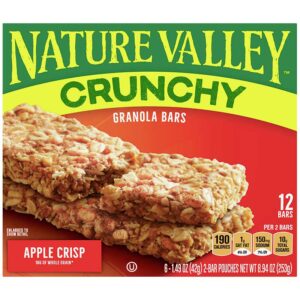 Granola Nature Valley Barras de Manzana Crujiente 8.94 oz (12 uds)