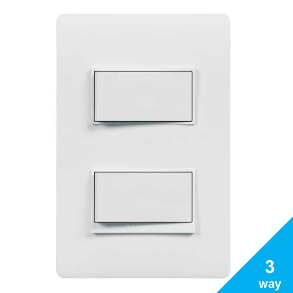Interruptor Doble Para 3-way Bticino LUZICA, 15 Amp