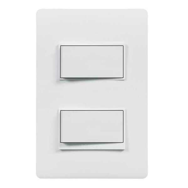 Interruptor Doble c/ Luz Piloto Bticino LUZICA, 15 Amp