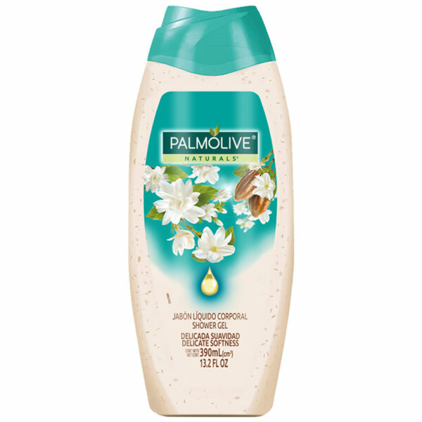 Jabo%CC%81n-Li%CC%81quido-Corporal-Palmolive-Naturals_Jazmi%CC%81n-y-Manteca-de-Cacao_-390-ml-Front Jabón Líquido Corporal Palmolive Naturals Jazmín y Manteca de Cacao, 390 ml