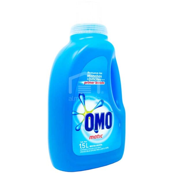Jabón Líquido OMO Matic, 1.5 L