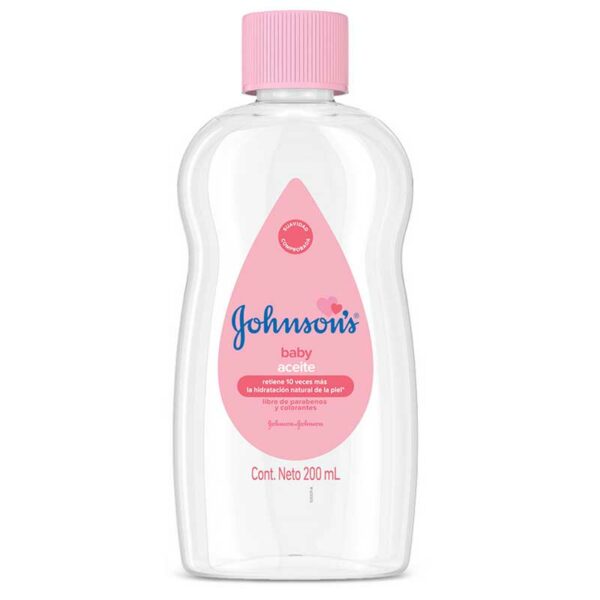 Johnson_s-Baby-Aceite-Puro_-200-ml-Front Aceite Original Johnson's Baby, 200 ml