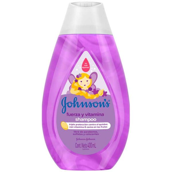 Shampoo Fuerza y Vitamina Johnson's Baby, 400 ml