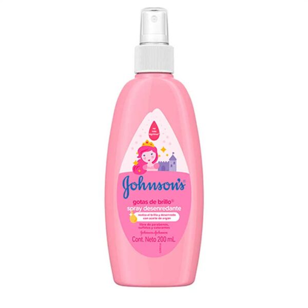 Johnson's Baby Spray para Peinar Gotas de Brillo, 200 ml