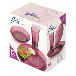 Juego De Vajilla Clasica Uva Crisa (12 piezas)