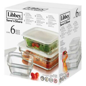 Juego Save N' Store Libbey (6 piezas)