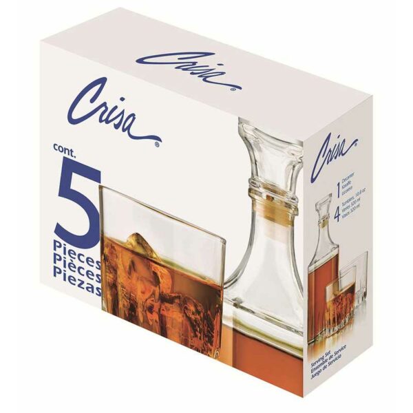 Juego de Licorera Crisa (5 piezas)