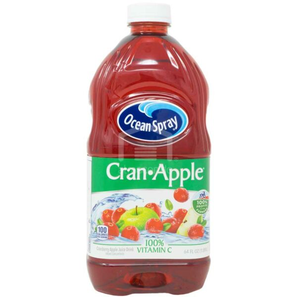 Jugo-Ocean-Spray-Cranberry-_-Manzana_-64oz-Front Jugo Ocean Spray Cranberry & Manzana, 64oz
