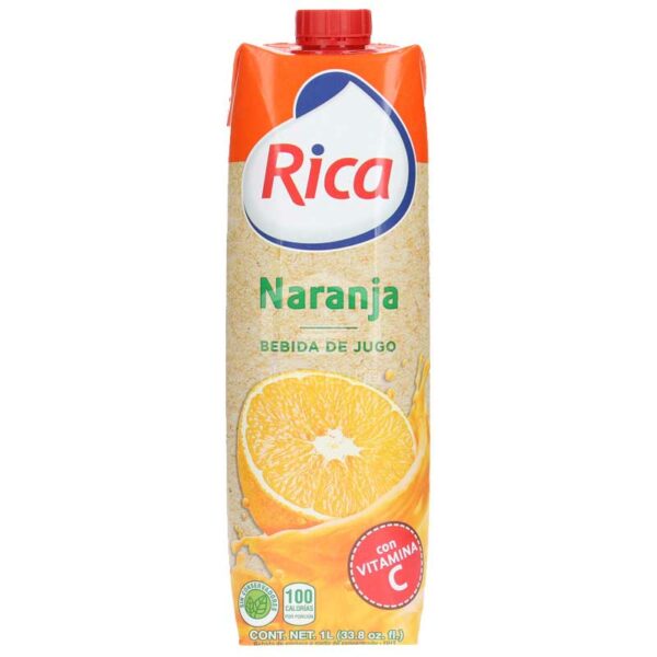 Jugo Naranja Rica, 1 L