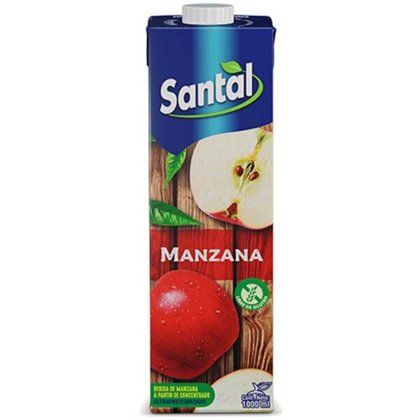 Jugo Santal Sabor Manzana, 1 L