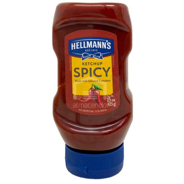 _Ketchup-Hellmann_s-Picante_-15oz-Front Ketchup Hellmann's Picante, 15 oz