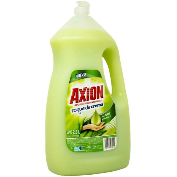 Lavaplatos Axion Toque de Crema Áloe, 2.8 L