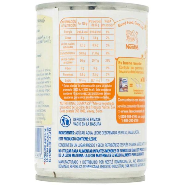 Leche Condensada Nestlé La Lechera, 403 g