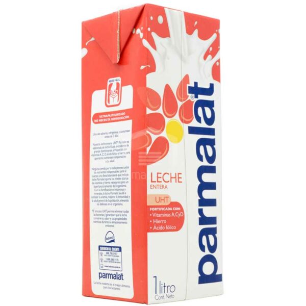Leche Entera Parmalat, 1 L