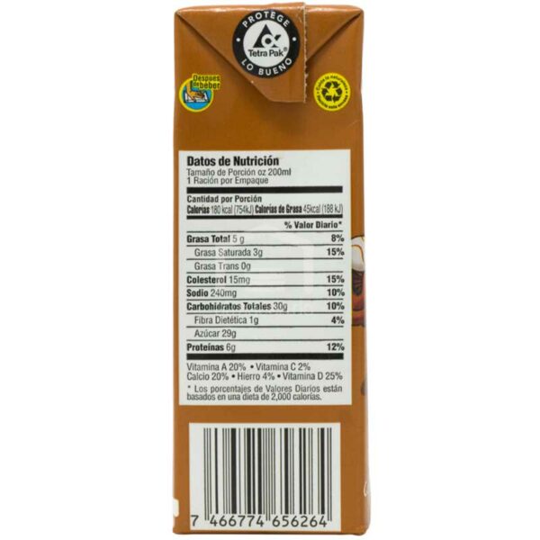 Leche Sabor Chocolate Parmalat, 200 ml (6 Pack)