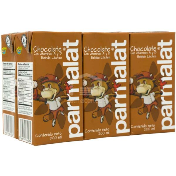 Leche Sabor Chocolate Parmalat, 200 ml (6 Pack)