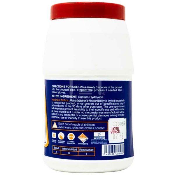 Lejía Alcalino Claudette, 350 gr